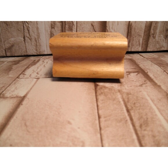 USED VINTAGE 1985 INK WOOD STAMP "EVERYONE'S ENTITLED TO MY OPINION." (2.25WIDE) - Picture 10 of 10